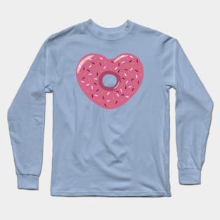 Donuts heart Long Sleeve T-Shirt